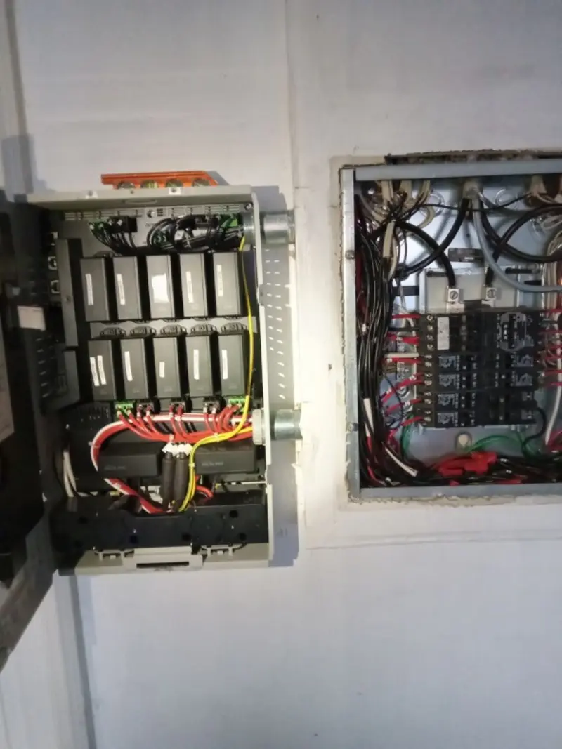 Electrical panel upgrade completed for Indoor Lighting Installation in Byram